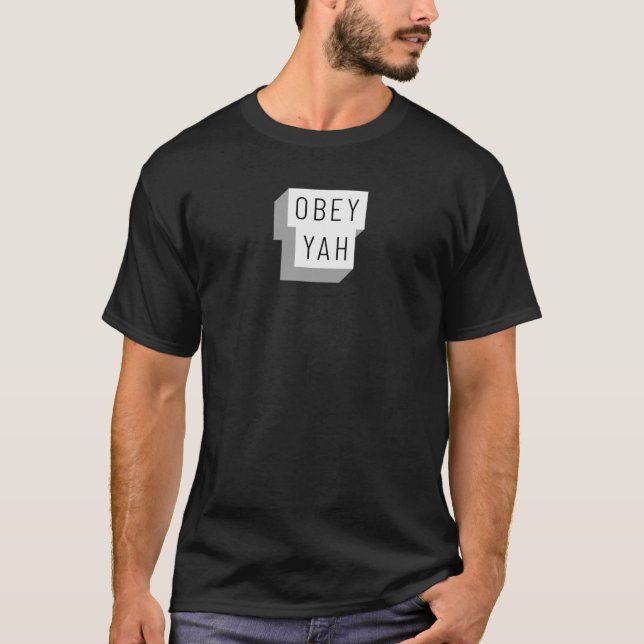 Camiseta Obey Yah Hebraw Roots T-Shirt (Frente)