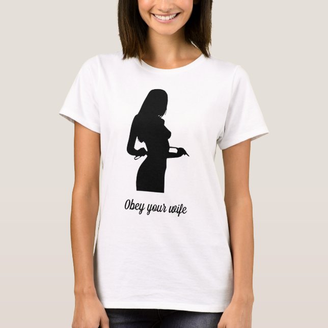 Camiseta obey your wife (Frente)