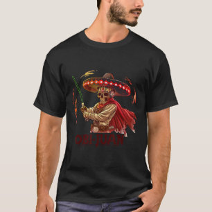 Camiseta Obi Juan Movie Parody Cinco De Jogos Mexidos