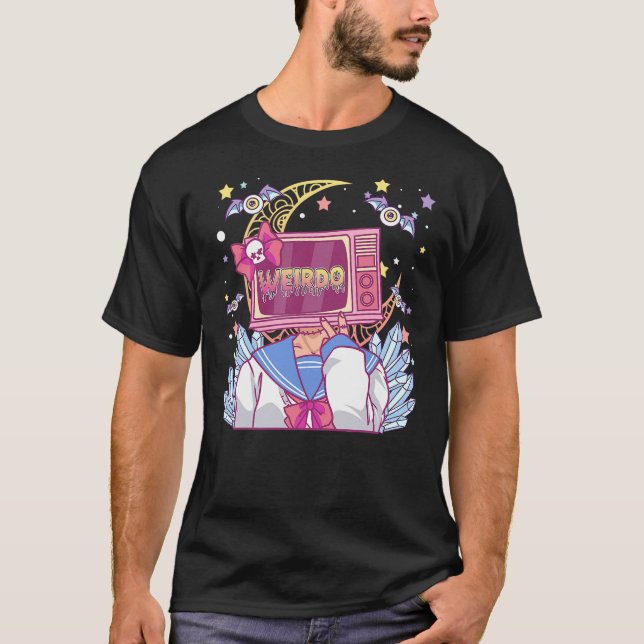Camiseta Object Head Cosplay Weirdcore Aesthetic Pastel Got (Frente)