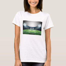 Camiseta Objetivo de Futebol de Fundo