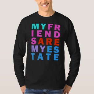 Camiseta Objetivos de Amizade Cota Inspirativa Arco-Íris