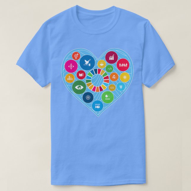 Camiseta Objetivos de Desenvolvimento Sustentável 2030  (Frente do Design)