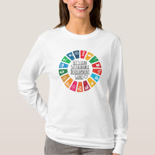 Camiseta Objetivos de Desenvolvimento Sustentável do SDG da