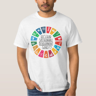 Camiseta Objetivos de Desenvolvimento Sustentável do SDG da