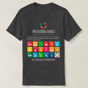Camiseta Objetivos de sustentabilidade Moda de Moda de Tend
