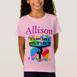 CAMISETA OBJETIVOS E SONHOS DE GYMNAST PERSONALIZADOS PARA