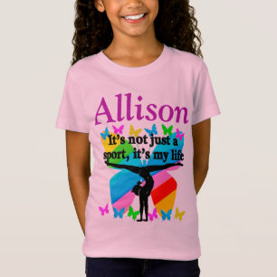 CAMISETA OBJETIVOS E SONHOS DE GYMNAST PERSONALIZADOS PARA