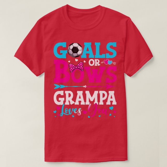 Camiseta Objetivos Ou Arcos Engraçado Grampa Te Ama A Revel (Frente do Design)