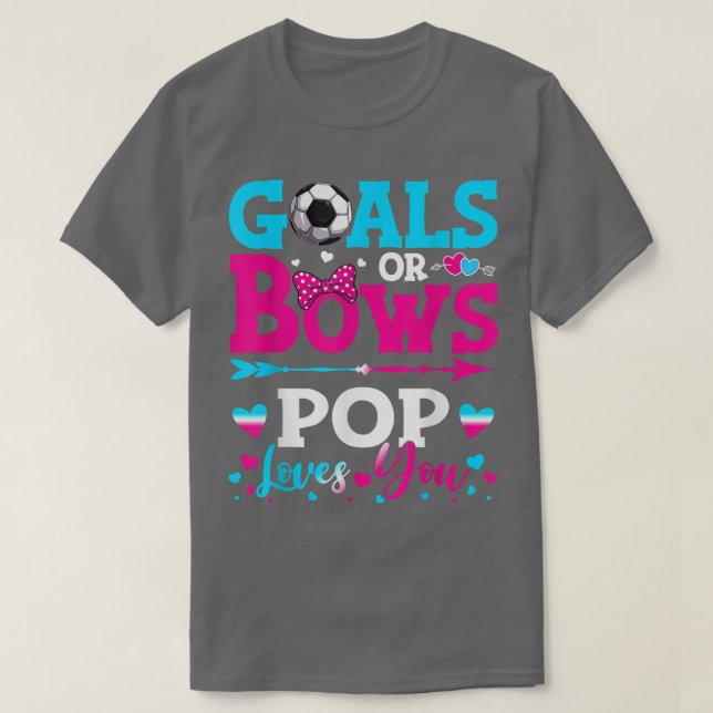 Camiseta Objetivos Ou Arcos Engraçados O Pop Te Ama O Gêner (Frente do Design)