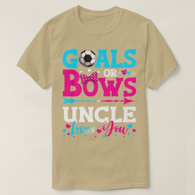 Camiseta Objetivos Ou Arcos Engraçados Tio Ama Sua Revelaçã (Frente do Design)