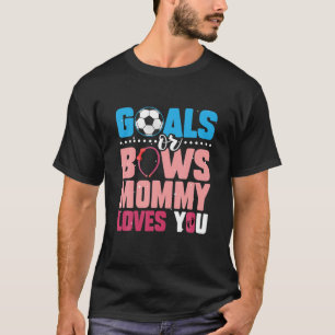 Camiseta Objetivos Ou Arcos Mamães Te Ama Sexo De Bebê Engr