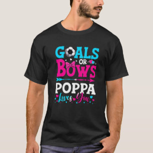 Camiseta Objetivos Ou Arcos Poppa Te Ama Sexo Reveal Bebê