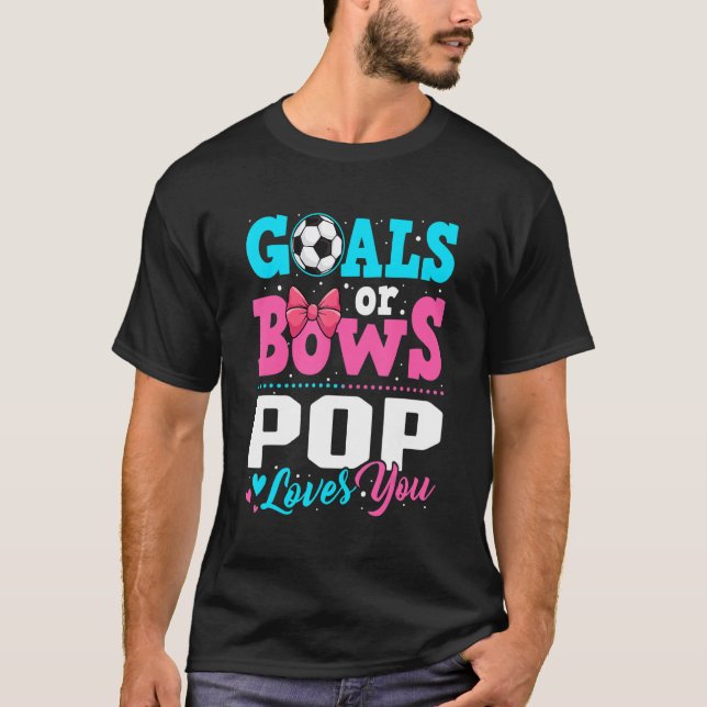 Camiseta Objetivos Ou Arcos Que Te Ama A Partida Reveal De  (Frente)