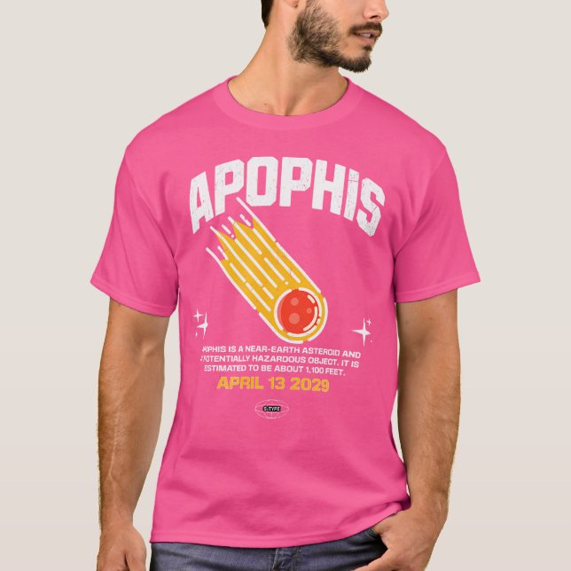 Camiseta Objeto 99942 Cometa espacial astronômica (Frente)