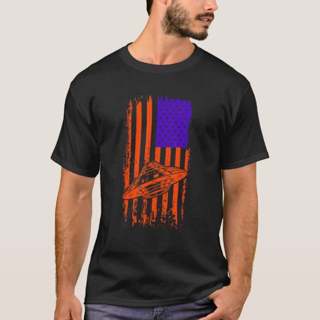Camiseta Objeto Voador Não Identificado Sinalizar Alienígen (Frente)