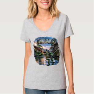 Camiseta Obligator Fotográfico – Coruja Jacaré Engraçado As