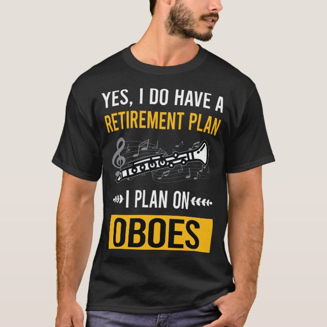 Camiseta Oboé de Aposentadoria (Frente)