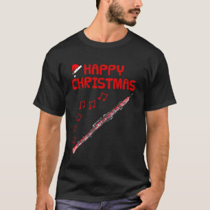 Camiseta Oboé De Natal Oboísta Professor De Instrumentos De