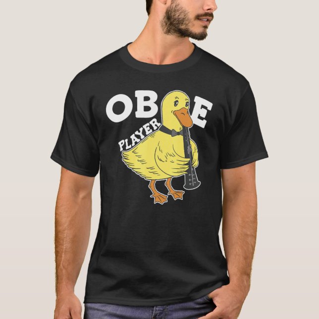 Camiseta Oboe Duck Oboe Player 1 (Frente)