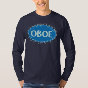 Camiseta Oboe Winter Snowflakes