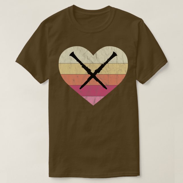 Camiseta Oboist Adora Jogar Oboe Em Orquestra (Frente do Design)