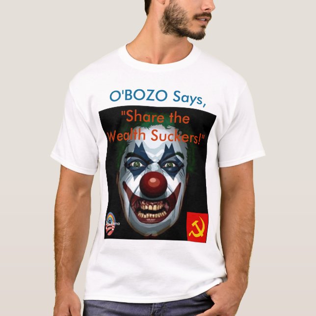 Camiseta O'Bozo diz a "parte os otários da riqueza! " (Frente)