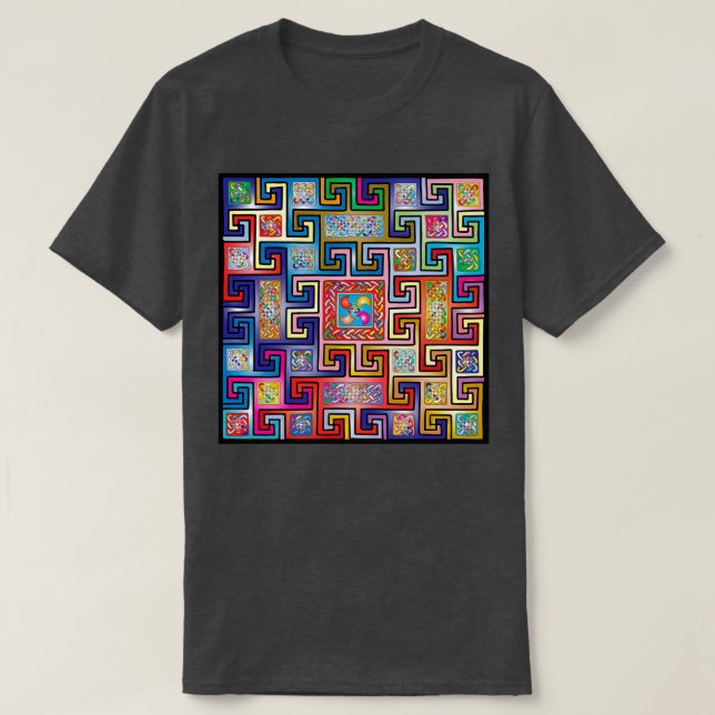 Camiseta Obra de abstrato art 1 (Frente do Design)