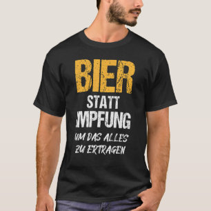 Camiseta Obrigação De Anti-Vacinação Bebe Em Vez De Vacci