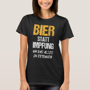 Camiseta Obrigação De Anti-Vacinação Bebe Em Vez De Vacci