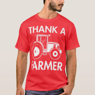 Camiseta Obrigado A Farmer Vintage Men Trator Fazenda Foto