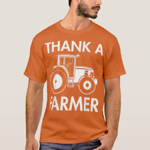 Camiseta Obrigado A Farmer Vintage Men Trator Fazenda Foto