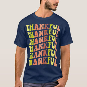 Camiseta Obrigado, Ação de Graças, Vintage Retro