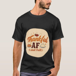Camiseta Obrigado AF (E Cheio) Engraçado GIFT de Ação de Gr