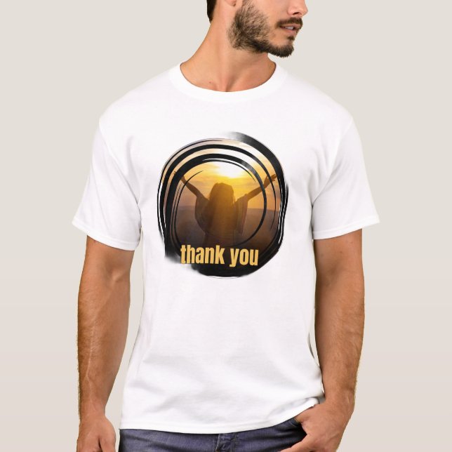 Camiseta Obrigado – Alma Grata em Ascensão (Frente)