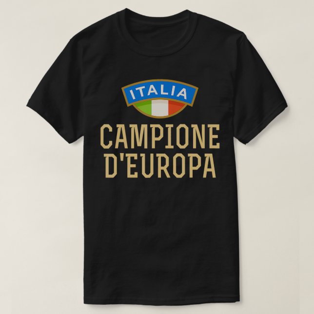 Camiseta Obrigado Azzuri - campeão europeu Itália 2020 - (Frente do Design)