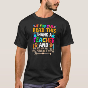 Camiseta Obrigado De Apreciação De Professora Professora