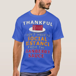 Camiseta Obrigado de Distância Social Enlatado Enlatado Enl