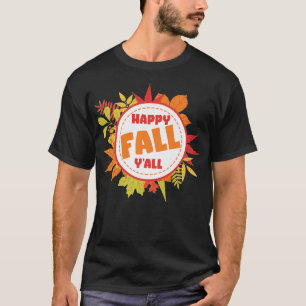 Camiseta Obrigado de Halloween do outono de outono Feliz