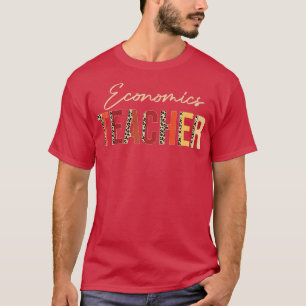 Camiseta Obrigado de Leopardo de Professores de Economia Qu