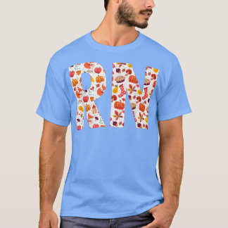 Camiseta Obrigado de outono de outono de Enfermeiro Registr
