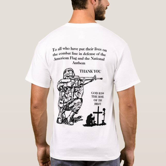 CAMISETA OBRIGADO / DEUS ABENÇOE A CASA DA CORAGEM (Verso)