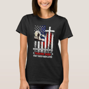 Camiseta Obrigado Deus De Que Tais Homens Viviam Veterano B