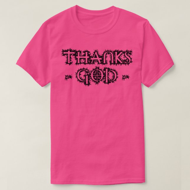 Camiseta Obrigado Deus Design (Frente do Design)