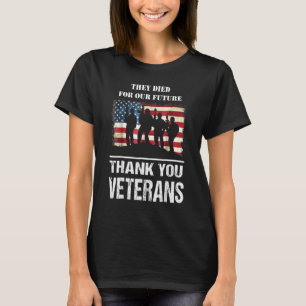 Camiseta Obrigado Dia Militar Veteranos