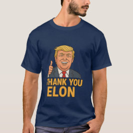 Camiseta Obrigado Elon - Engraçado Tambor Meming