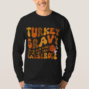 Camiseta Obrigado Engraçado De Turcos E Rolls De Casserole