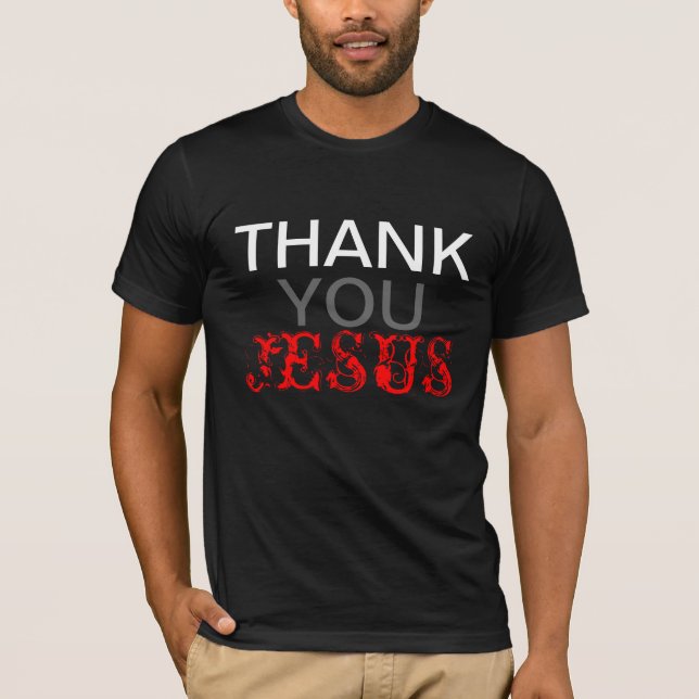 CAMISETA OBRIGADO JESUS (Frente)