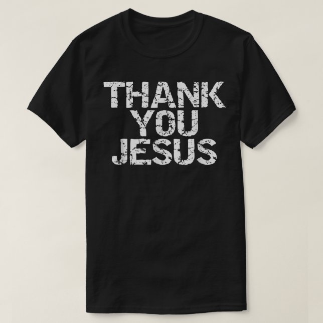 Camiseta Obrigado Jesus Cristo Religioso Cristão. (Frente do Design)