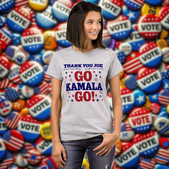 Camiseta Obrigado Joe | Go Kamala Go! (Criador carregado)